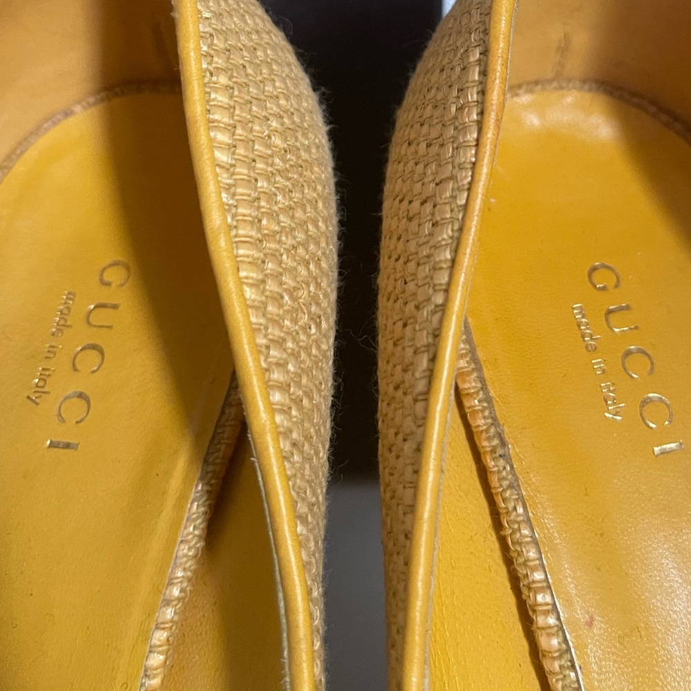 AUTHENTIC GUCCI HORSEBIT WEDGES - Picture 14 of 15